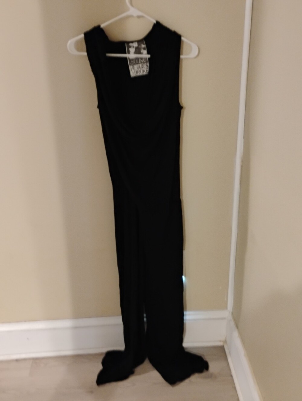 Young Fabulous & Broken Women's Cowl Neck Sleeveless Jumpsuit Sz S